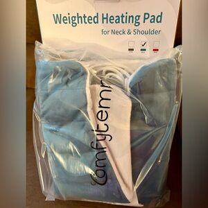 NEW never used. Comfytemp Weighted Heating Pad for Neck & Shoulder